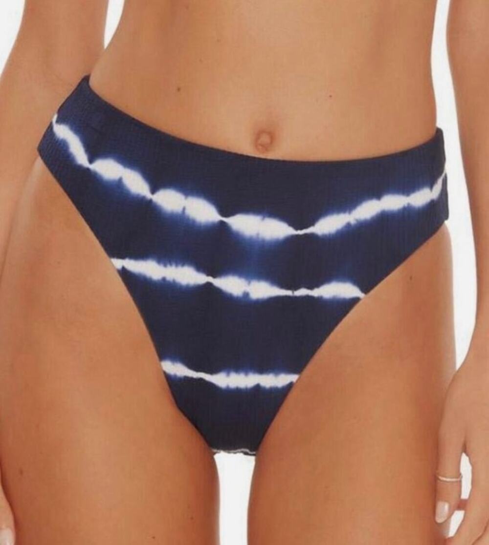 Becca Marina Reversible Tie Dye Iconic Danielle French Cut Bikini Bottom S NWOT